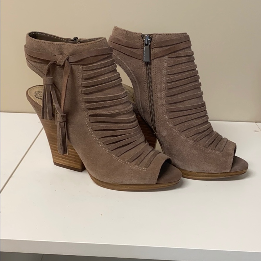 Vince Camuto open toe bootie